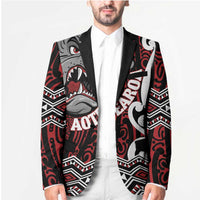 Personalised Aotearoa Bulldog Blazer New Zealand Maori Taniko Art - Polynesian Pride