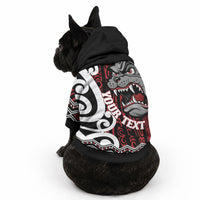 Personalised Aotearoa Bulldog Pet Hoodie New Zealand Maori Taniko Art