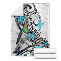 Aotearoa Te Ika-a-Maui Blanket South Island Kekeru Maori Koru