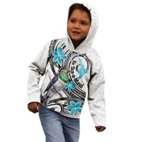Aotearoa Te Ika-a-Maui Kid Hoodie South Island Kekeru Maori Koru