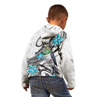 Aotearoa Te Ika-a-Maui Kid Hoodie South Island Kekeru Maori Koru