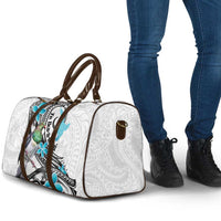 Aotearoa Te Ika-a-Maui Travel Bag South Island Kekeru Maori Koru - Polynesian Pride