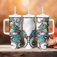 Aotearoa Te Ika-a-Maui Tumbler With Handle South Island Kekeru Maori Koru