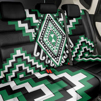 Green Aotearoa Taniko Poutama Patikitiki Back Car Seat Cover