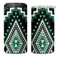 Green Aotearoa Taniko Poutama Patikitiki 4 in 1 Can Cooler Tumbler