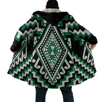 Green New Zealand Taniko Poutama Patikitiki Cloak - Polynesian Pride