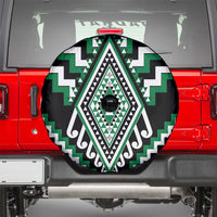 Green Aotearoa Taniko Poutama Patikitiki Spare Tire Cover