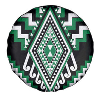 Green Aotearoa Taniko Poutama Patikitiki Spare Tire Cover