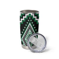 Green Aotearoa Taniko Poutama Patikitiki Tumbler Cup