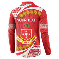 Personalised Kolisi Tonga College Atele Button Sweatshirt Mate Maa Tonga 142 Years Anniversary