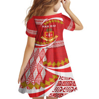 Personalised Kolisi Tonga College Atele Family Matching Summer Maxi Dress and Hawaiian Shirt Mate Maa Tonga 142 Years Anniversary