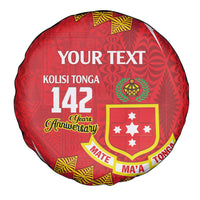 Personalised Kolisi Tonga College Atele Spare Tire Cover Mate Maa Tonga 142 Years Anniversary