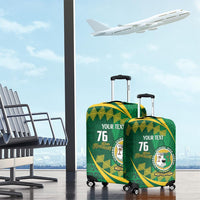 Personalised Tonga Liahona-Saineha High School Luggage Cover Happy 76 Years Anniversary LT14 - Polynesian Pride