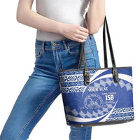 Personalised Tonga Tupou College Toloa Leather Tote Bag Happy 158 Years Anniversary