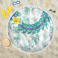 Jade Vine Lei Hawaii Beach Blanket Aloha Seamless Tropical Leaves - Polynesian Pride