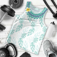 Jade Vine Lei Hawaii Men Tank Top Aloha Seamless Tropical Leaves - Polynesian Pride