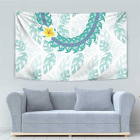 Jade Vine Lei Hawaii Tapestry Aloha Seamless Tropical Leaves - Polynesian Pride