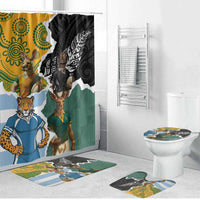 Rugby 2025 Championship Bathroom Set Southern Hemisphere Countries Mascots - Polynesian Pride