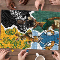 Rugby 2025 Championship Puzzle Southern Hemisphere Countries Mascots - Polynesian Pride