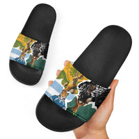 Rugby 2025 Championship Slide Sandals Southern Hemisphere Countries Mascots - Polynesian Pride
