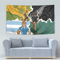 Rugby 2025 Championship Tapestry Southern Hemisphere Countries Mascots - Polynesian Pride