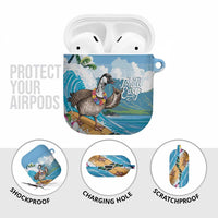 Aloha Hawaii Shaka Nene Goose AirPods Case Surfing Take It Easy LT14 - Polynesian Pride