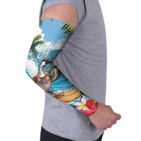 Aloha Hawaii Shaka Nene Goose Arm Sleeves Surfing Take It Easy - Polynesian Pride