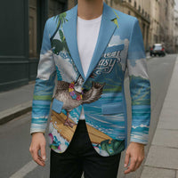 Aloha Hawaii Shaka Nene Goose Blazer Surfing Take It Easy - Polynesian Pride