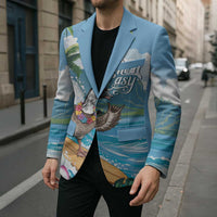 Aloha Hawaii Shaka Nene Goose Blazer Surfing Take It Easy - Polynesian Pride