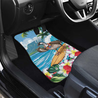 Aloha Hawaii Shaka Nene Goose Car Mats Surfing Take It Easy - Polynesian Pride