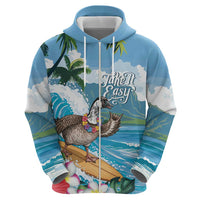 Aloha Hawaii Shaka Nene Goose Hoodie Surfing Take It Easy - Polynesian Pride
