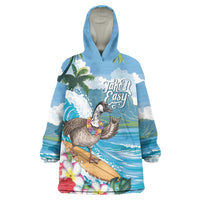 Aloha Hawaii Shaka Nene Goose Wearable Blanket Hoodie Surfing Take It Easy - Polynesian Pride