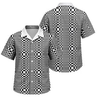 Black White Filipino Binakol Motifs Family Matching Puletasi and Hawaiian Shirt Mabuhay Philippines Festival Kusikus Pattern LT14 Son's Shirt Black - Polynesian Pride