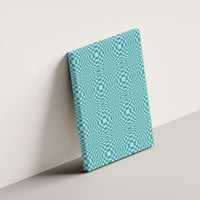 Cyan Filipino Binakol Motifs Canvas Wall Art Mabuhay Philippines Festival Kusikus Pattern LT14 - Polynesian Pride