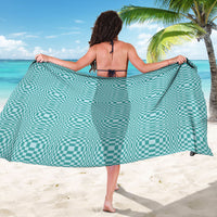 Cyan Filipino Binakol Motifs Sarong Mabuhay Philippines Festival Kusikus Pattern LT14 - Polynesian Pride
