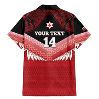 Custom Mate Maa Tonga XIII Family Matching Mermaid Dress and Hawaiian Shirt Tongan Kupesi Ngatu - Rugby Style LT14 - Polynesian Pride
