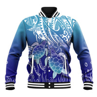 Polynesia Sea Turtle Baseball Jacket Happy Valentine Day Polynesian - Dark Cyan LT14 Unisex Dark Cyan - Polynesian Pride