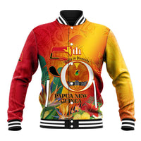 Papua New Guinea Independence Day Baseball Jacket 50th Anniversary Unity in Diversity