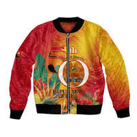 Papua New Guinea Independence Day Bomber Jacket 50th Anniversary Unity in Diversity