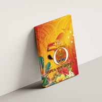 Papua New Guinea Independence Day Canvas Wall Art 50th Anniversary Unity in Diversity