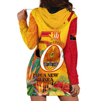 Papua New Guinea Independence Day Hoodie Dress 50th Anniversary Unity in Diversity