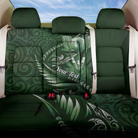 Personalised All Green New Zealand Darts Back Car Seat Cover Aoteroa Fern Maori Galaxy Style