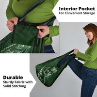 Personalised All Green New Zealand Darts Grocery Bag Aoteroa Fern Maori Galaxy Style LT14 - Polynesian Pride
