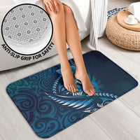 Personalised All Blue New Zealand Darts Bathroom Set Aoteroa Fern Maori Galaxy Style - Polynesian Pride