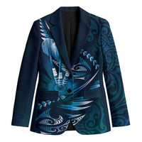Personalised All Blue New Zealand Darts Blazer Aoteroa Fern Maori Galaxy Style - Polynesian Pride