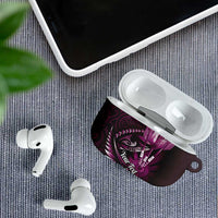 Personalised All Pink New Zealand Darts AirPods Case Aoteroa Fern Maori Galaxy Style LT14 - Polynesian Pride