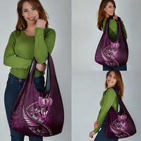 Personalised All Pink New Zealand Darts Grocery Bag Aoteroa Fern Maori Galaxy Style LT14 - Polynesian Pride