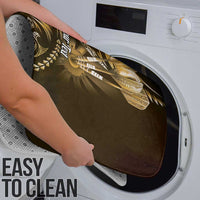 Personalised All Gold New Zealand Darts Bathroom Set Aoteroa Fern Maori Galaxy Style - Polynesian Pride