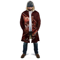 Personalised All Red New Zealand Darts Cloak Aoteroa Fern Maori Galaxy Style - Polynesian Pride
