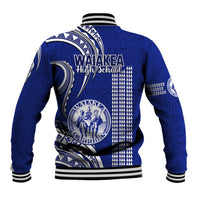 Hawaii Waiakea High School Baseball Jacket Polynesian Kakau Pattern LT14 - Polynesian Pride